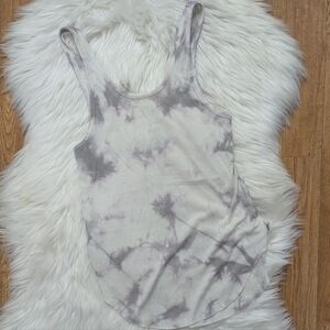 PINK Victoria's Secret Ribbed Tie Dye Tank Top